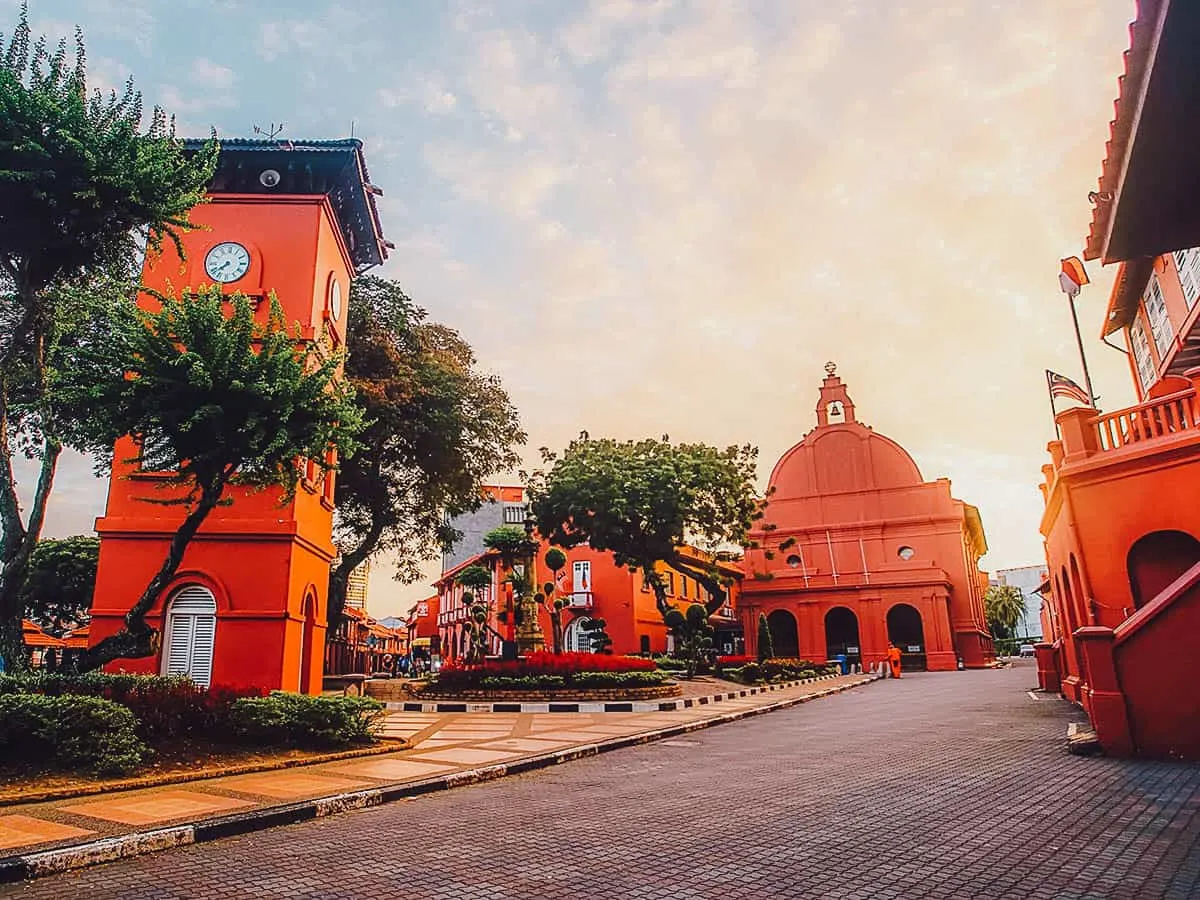 Christ Church Melaka at sunset