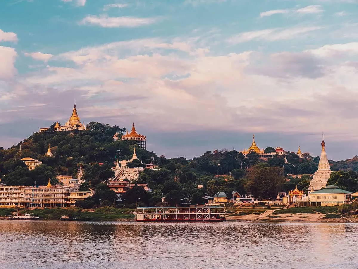 Cruising on the Irrawaddy River