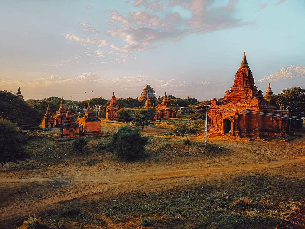 Sunset in Bagan, Myanmar