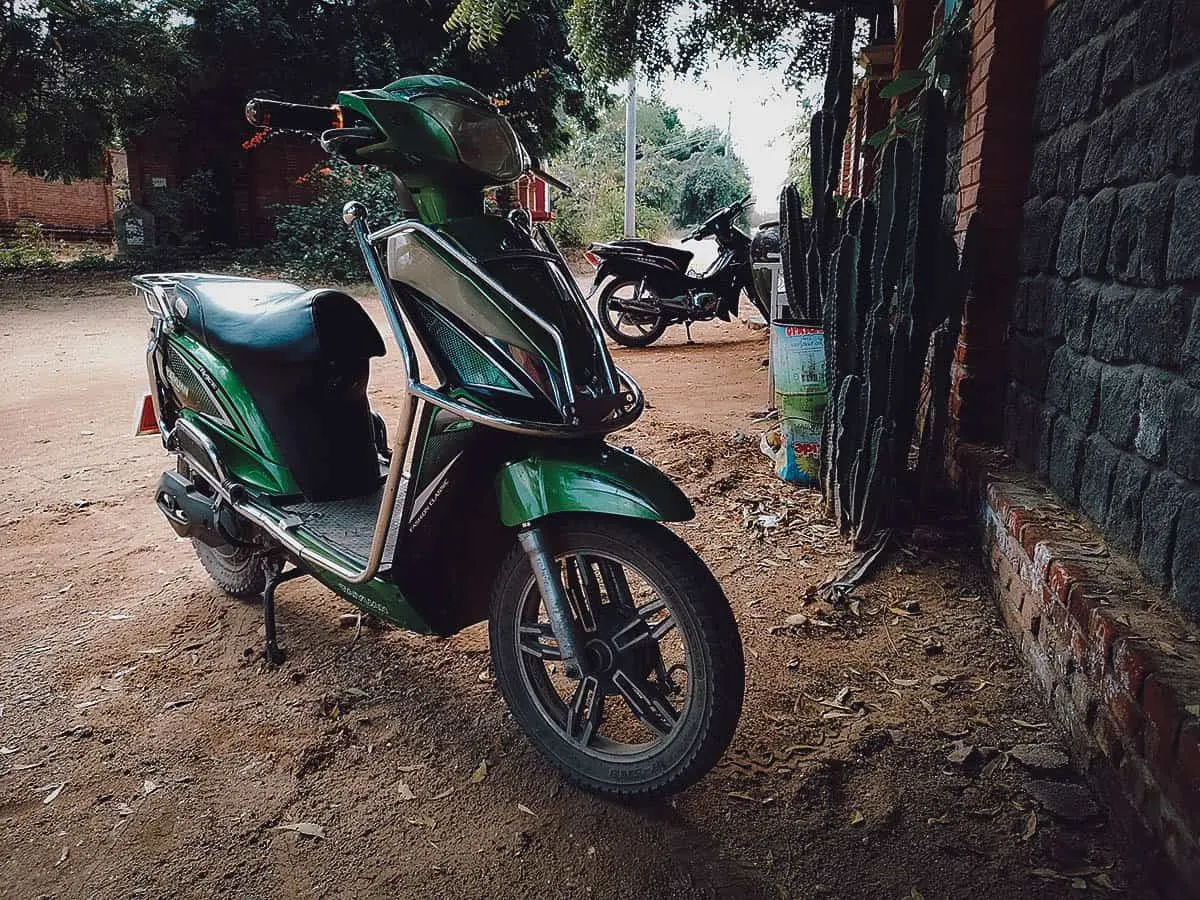 E-bike, Bagan, Myanmar