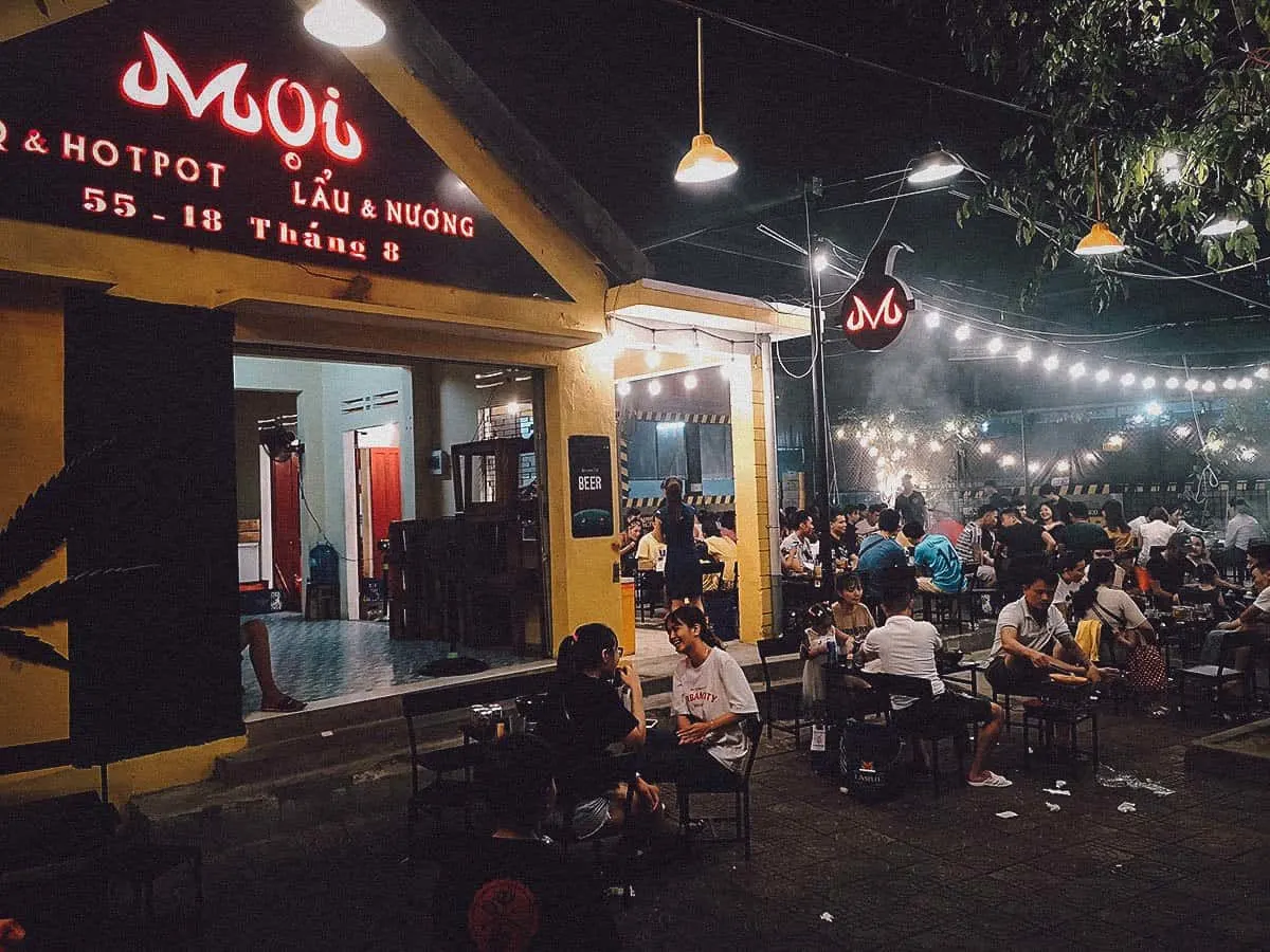 Moi – BBQ & Hot Pot restaurant exterior in Hoi An