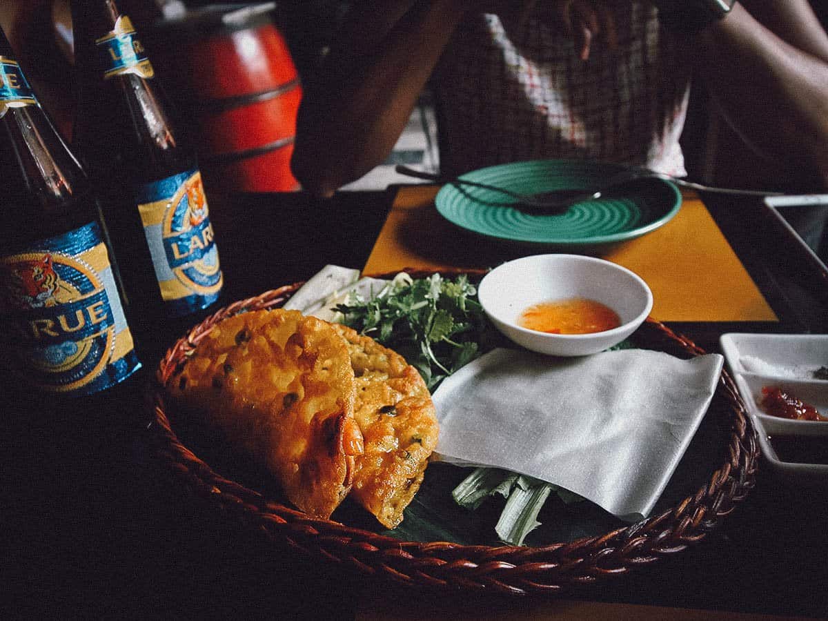 Banh xeo at Morning Glory restaurant in Hoi An