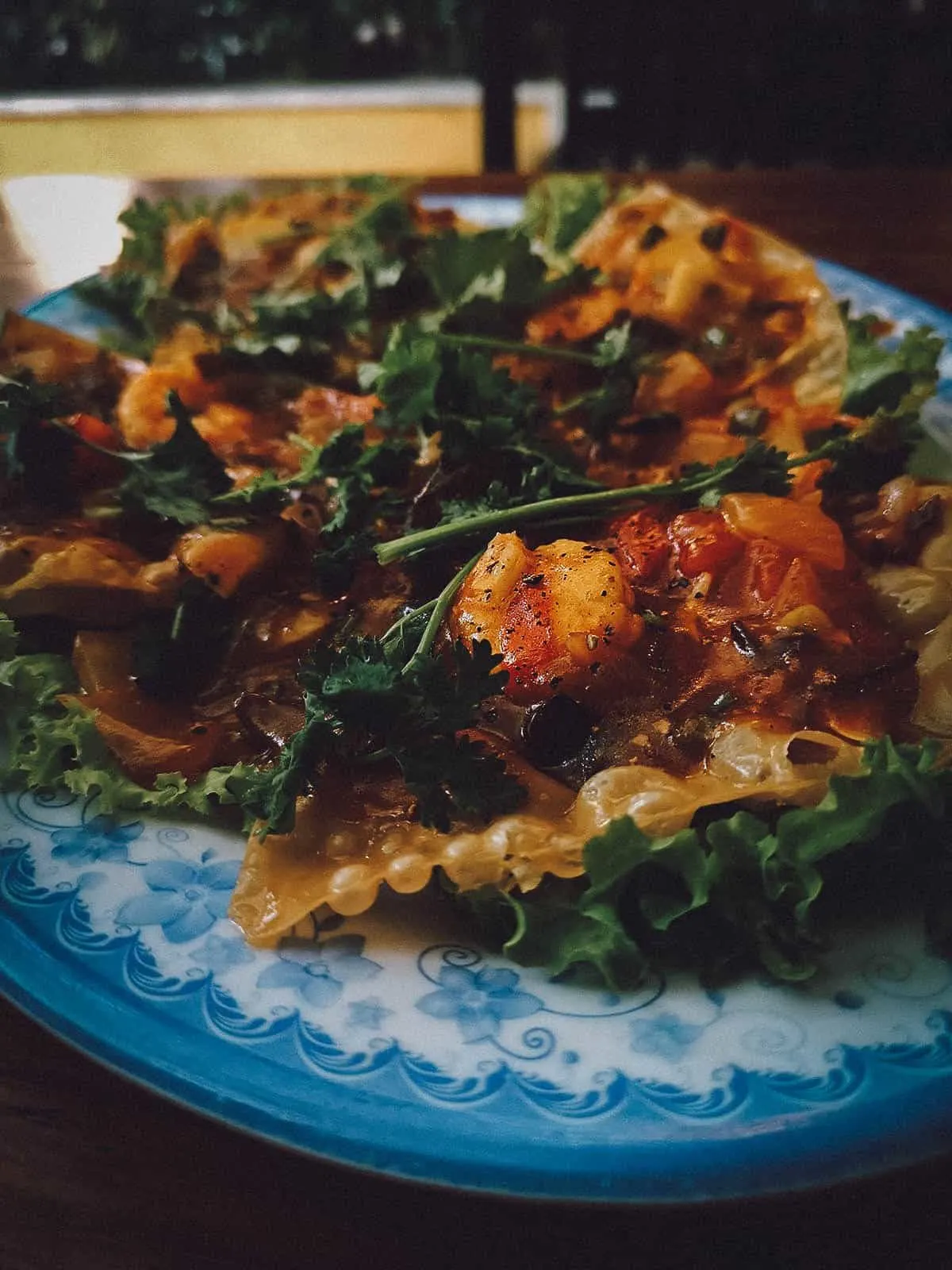 Fried wontons at White Rose Restaurant in Hoi An, Vietnam