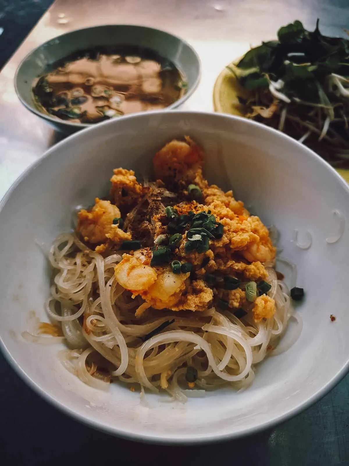 Bowl of hu tieu in Ho Chi Minh City