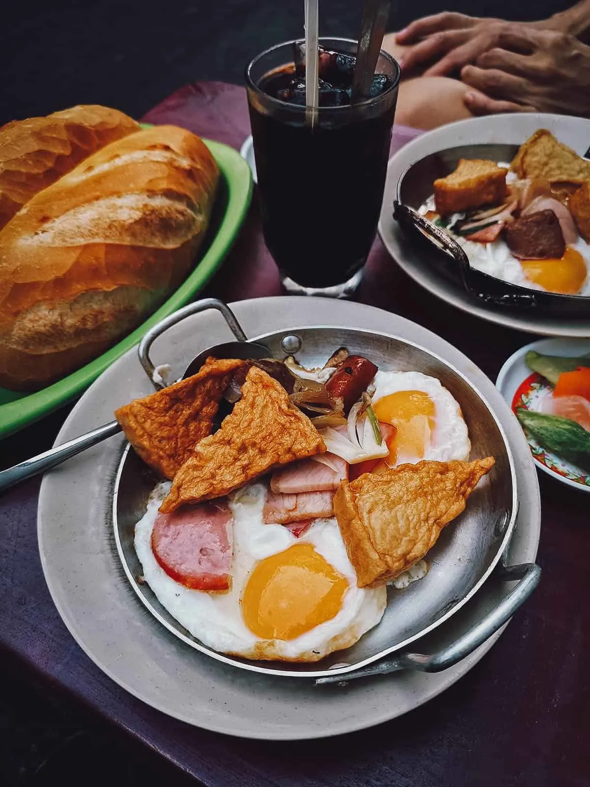 Banh mi op la at Banh Mi Hoa Ma in Ho Chi Minh City