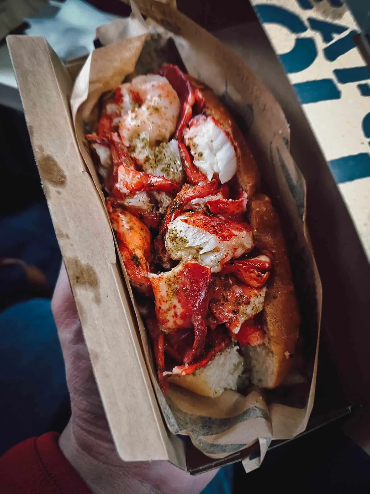 Where to Eat in Tokyo, Japan Lobster roll from Luke's Lobster in Tokyo, Japan
