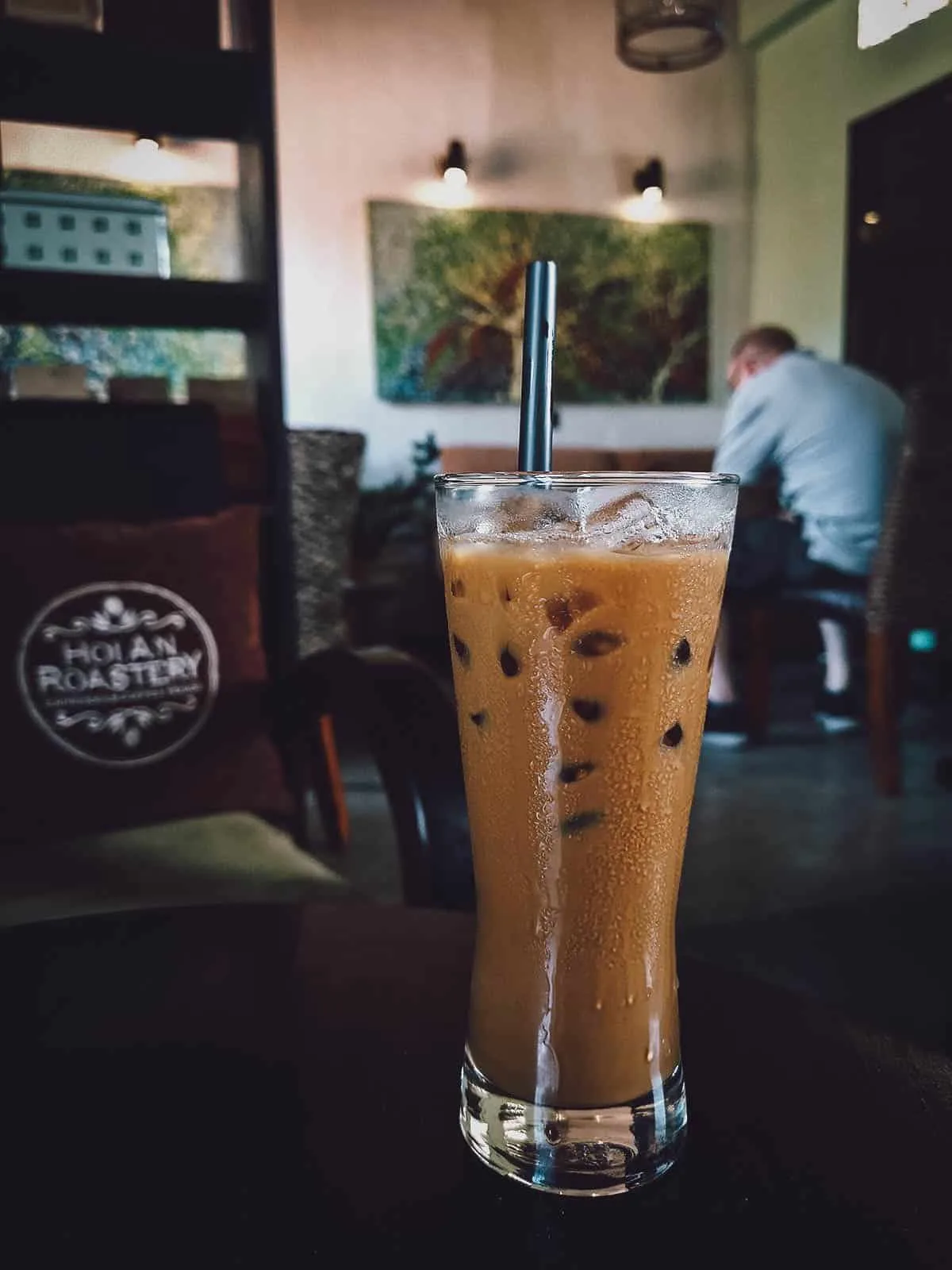 Instagrammable Cafes in Hoi An, Vietnam Iced coffee at Hoi An Roastery in Hoi An, Vietnam