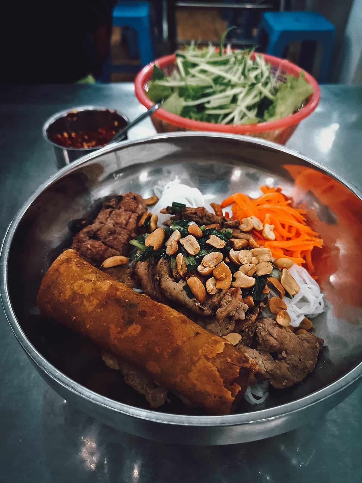 Bun thit nuong at Kieu Bao restaurant in Saigon