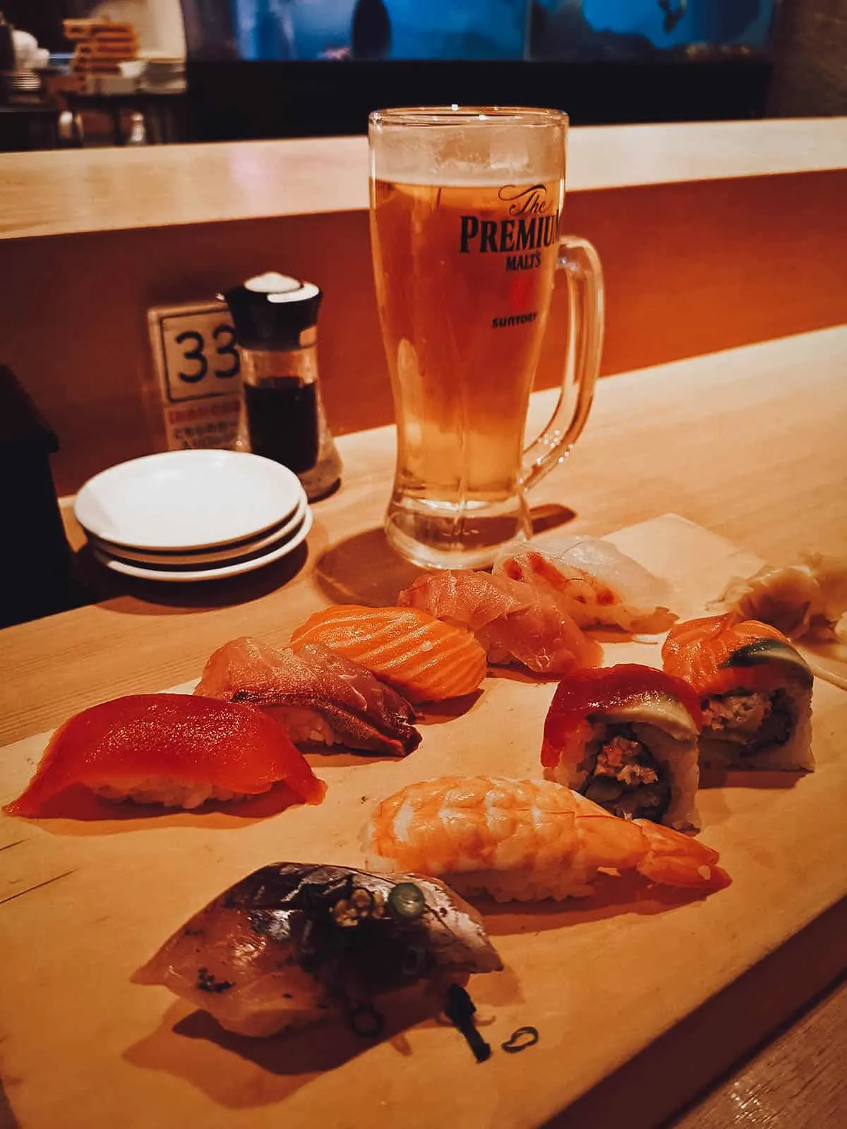 Sushi at Tokyo Night Foodie Tour with Magical Trip