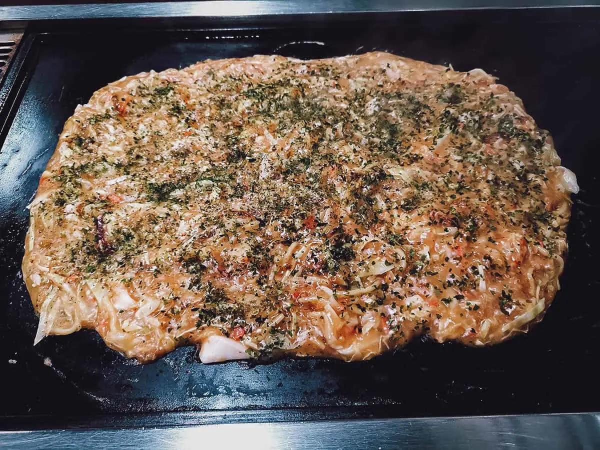 Japanese Food Guide Monjayaki, a popular regional food from Tokyo