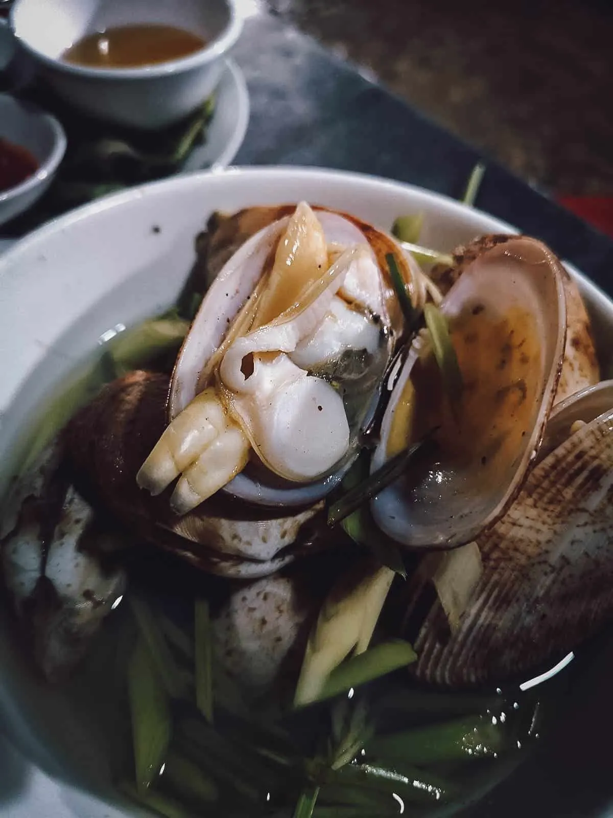 Clams at Oc Loan in Saigon