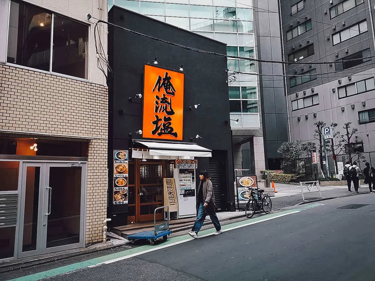 Where to Eat in Tokyo, Japan Shio butter corn ramen at Oreryu Shio Ramen in Tokyo, Japan
