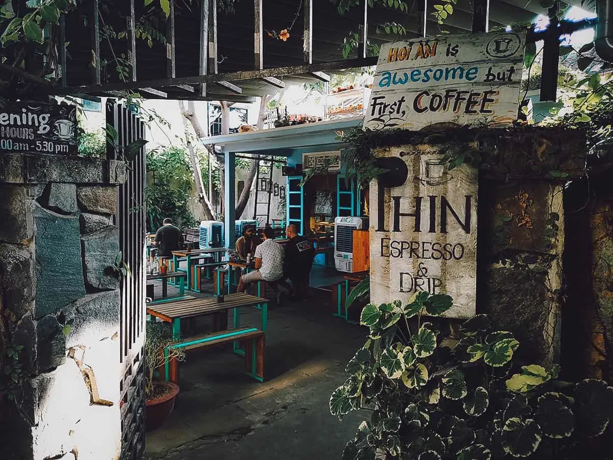Phin Coffee exterior in Hoi An, Vietnam
