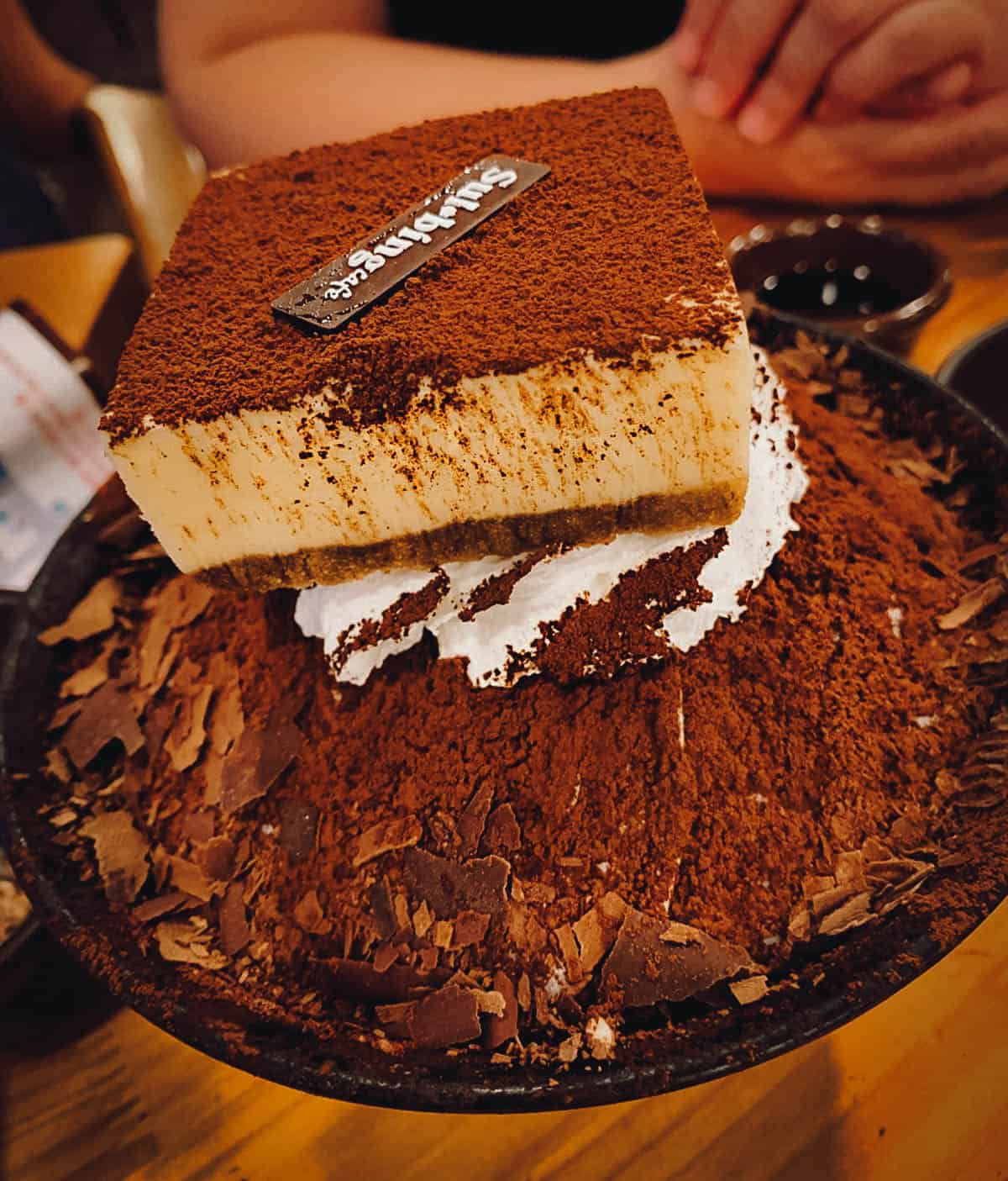 Tiramisu bingsu at Sulbing Cafe in Seoul, South Korea