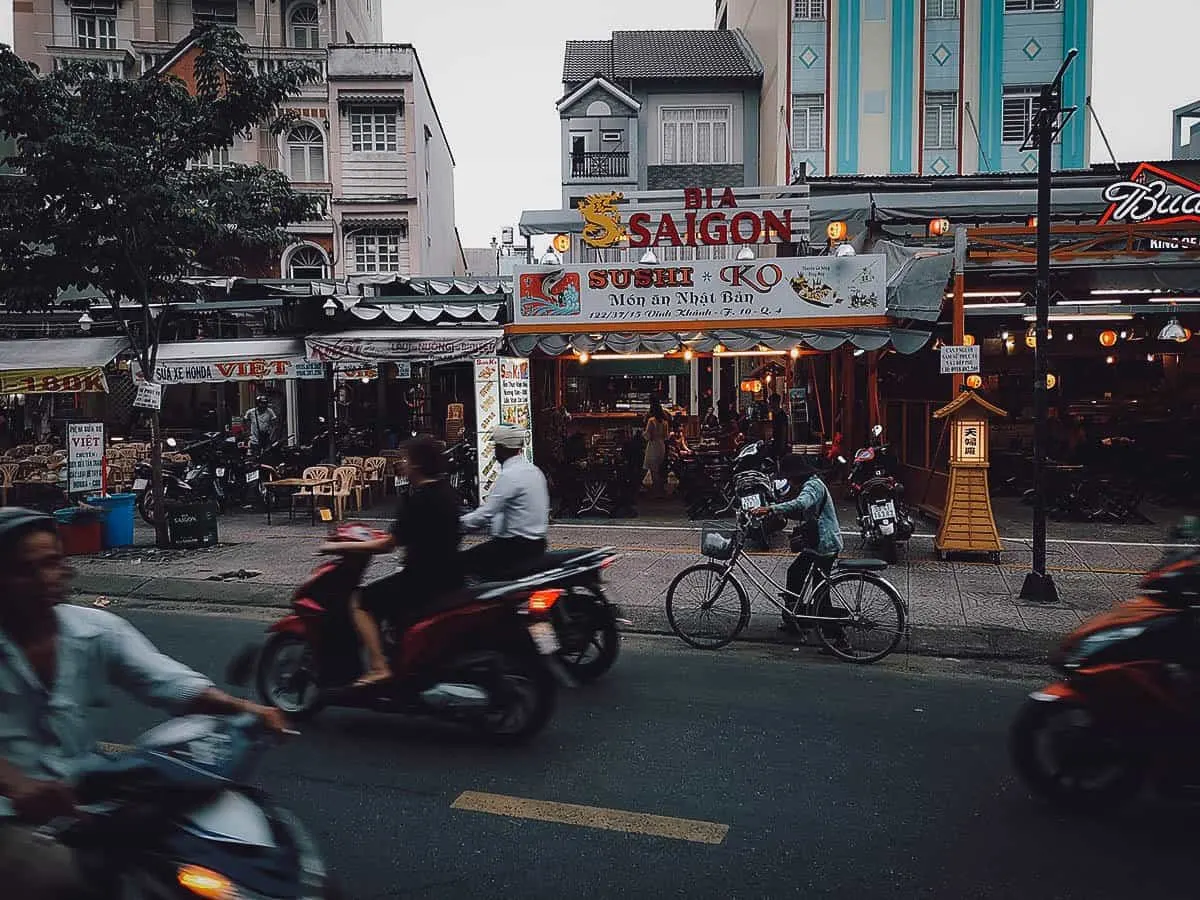 Sushi Ko exterior in Saigon