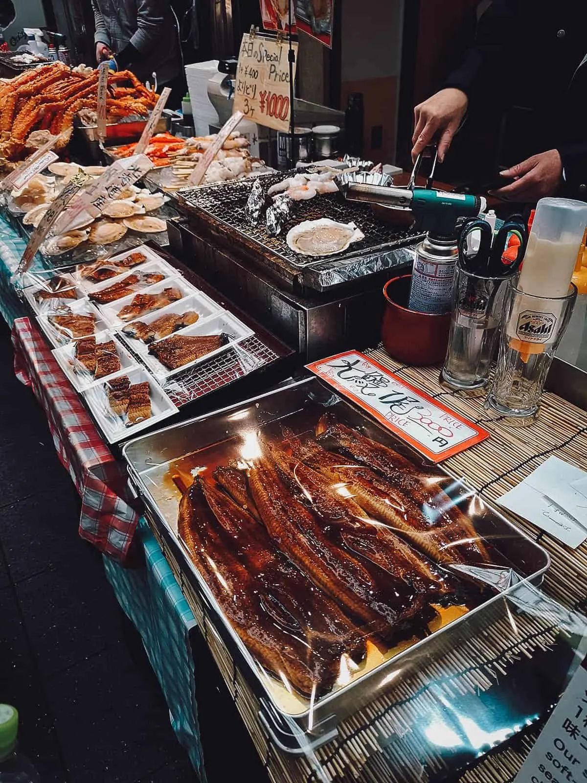 Unagi at Kuromon Ichiba Market