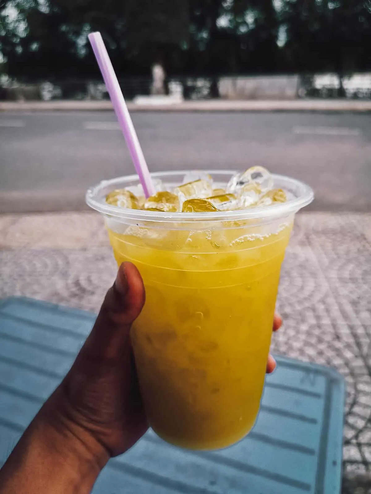 Nuoc mia in Ben Tre, a refreshing Vietnamese drink made with sugar cane juice