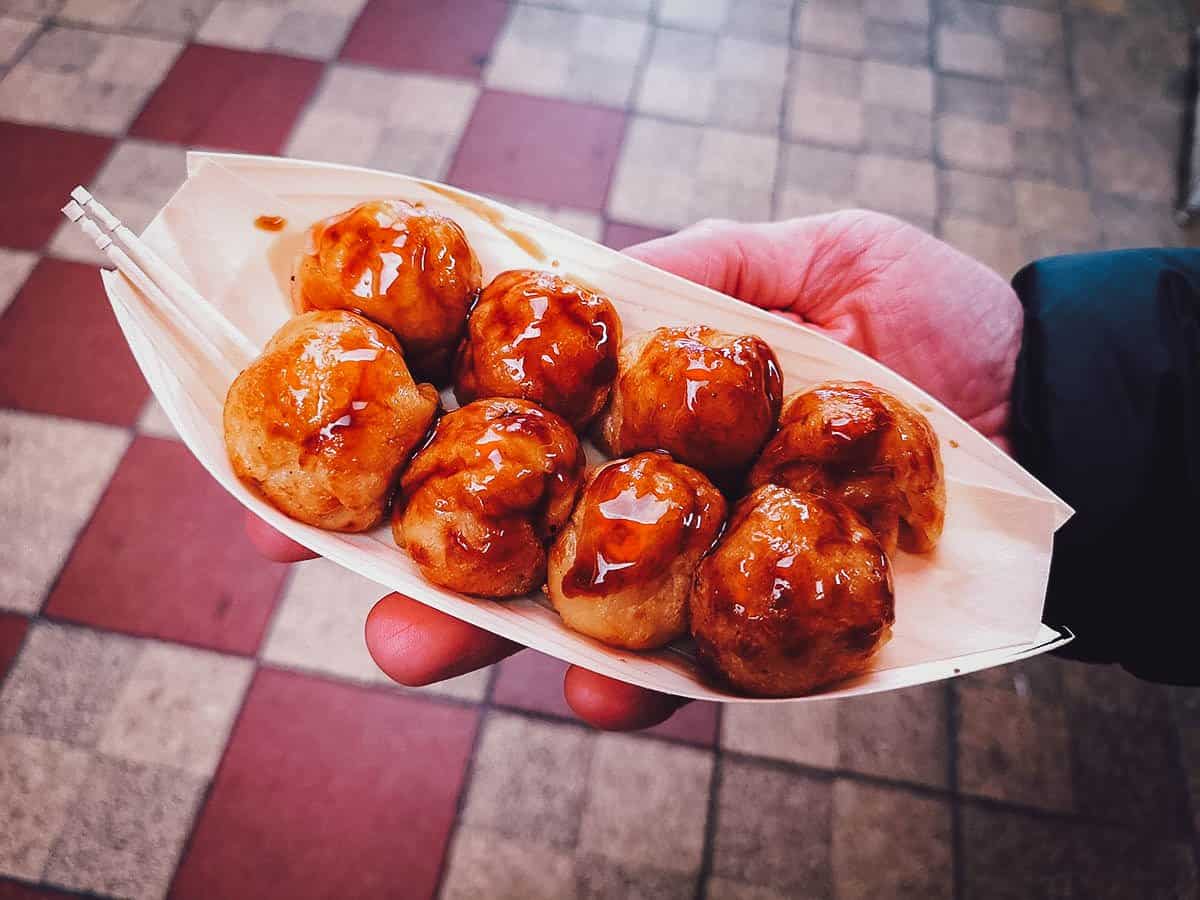 Takoyaki at Kuromon Ichiba Market