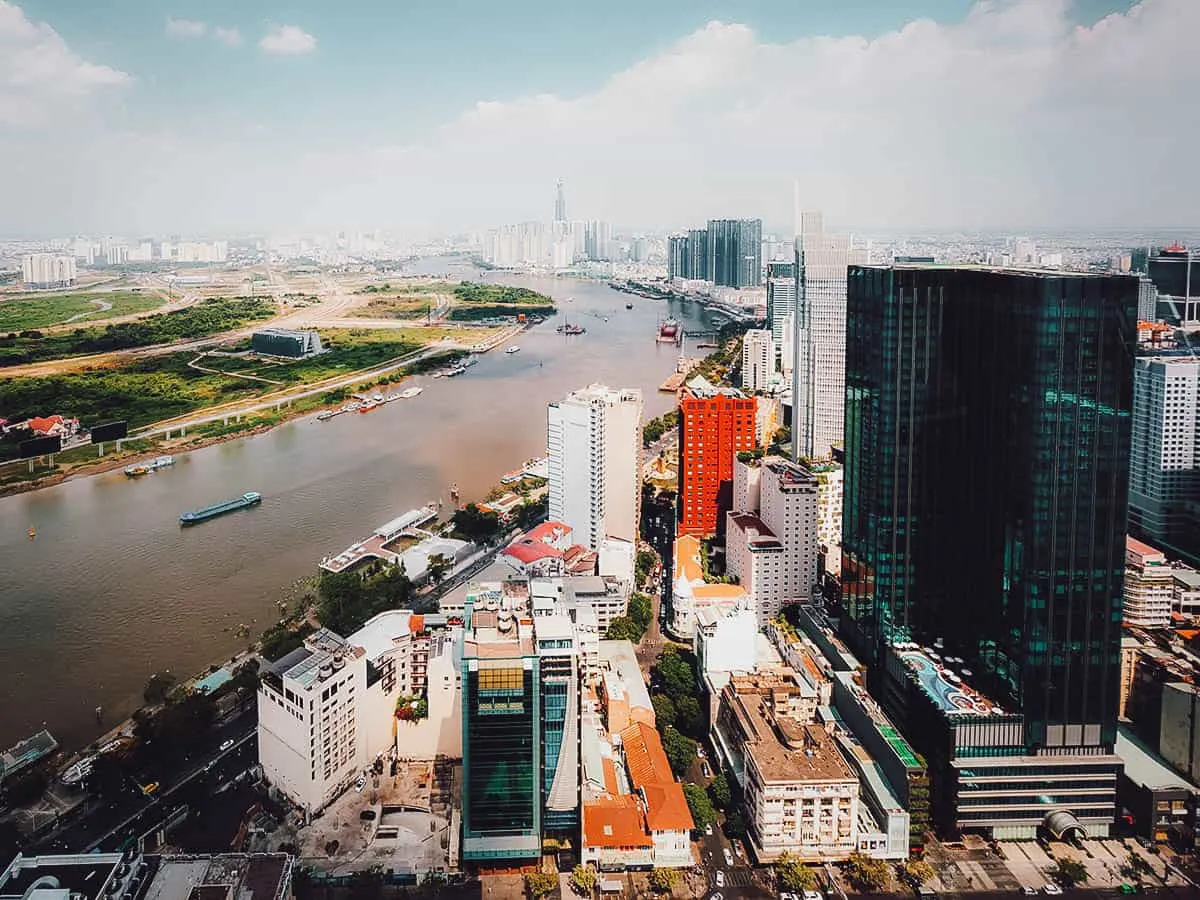 View from Bitexco Financial Tower