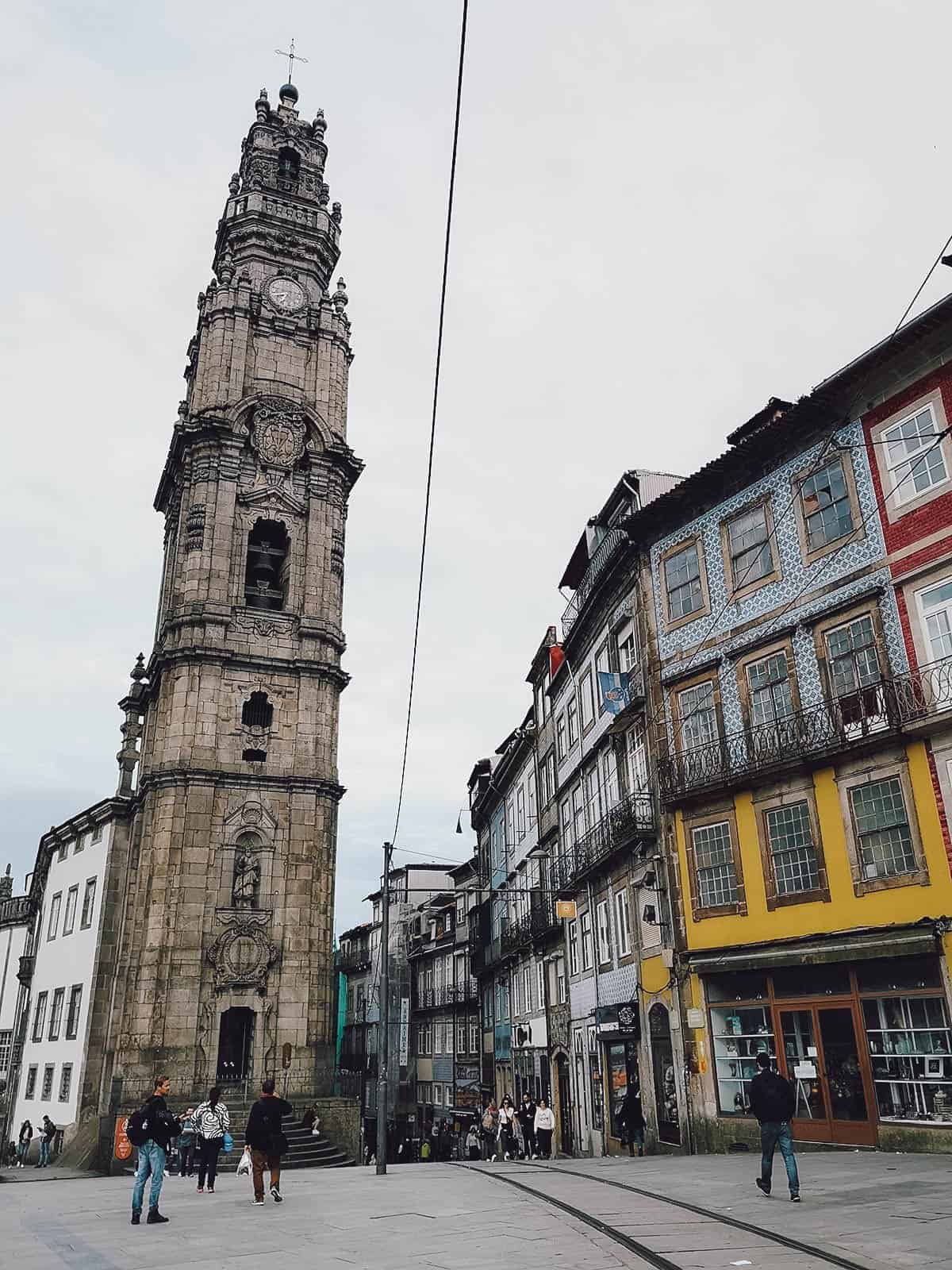 Clerigos Church in Porto, Portugal