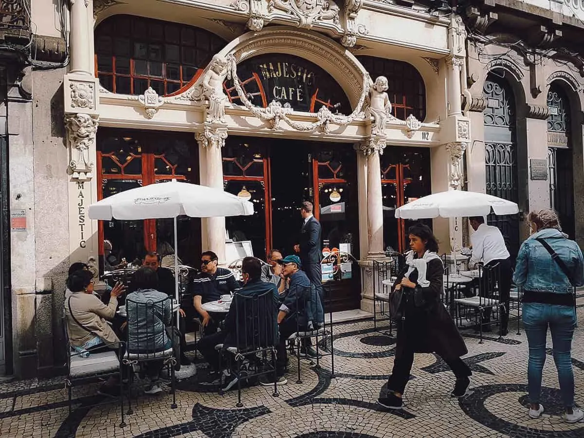 Majestic Cafe in Porto, Portugal