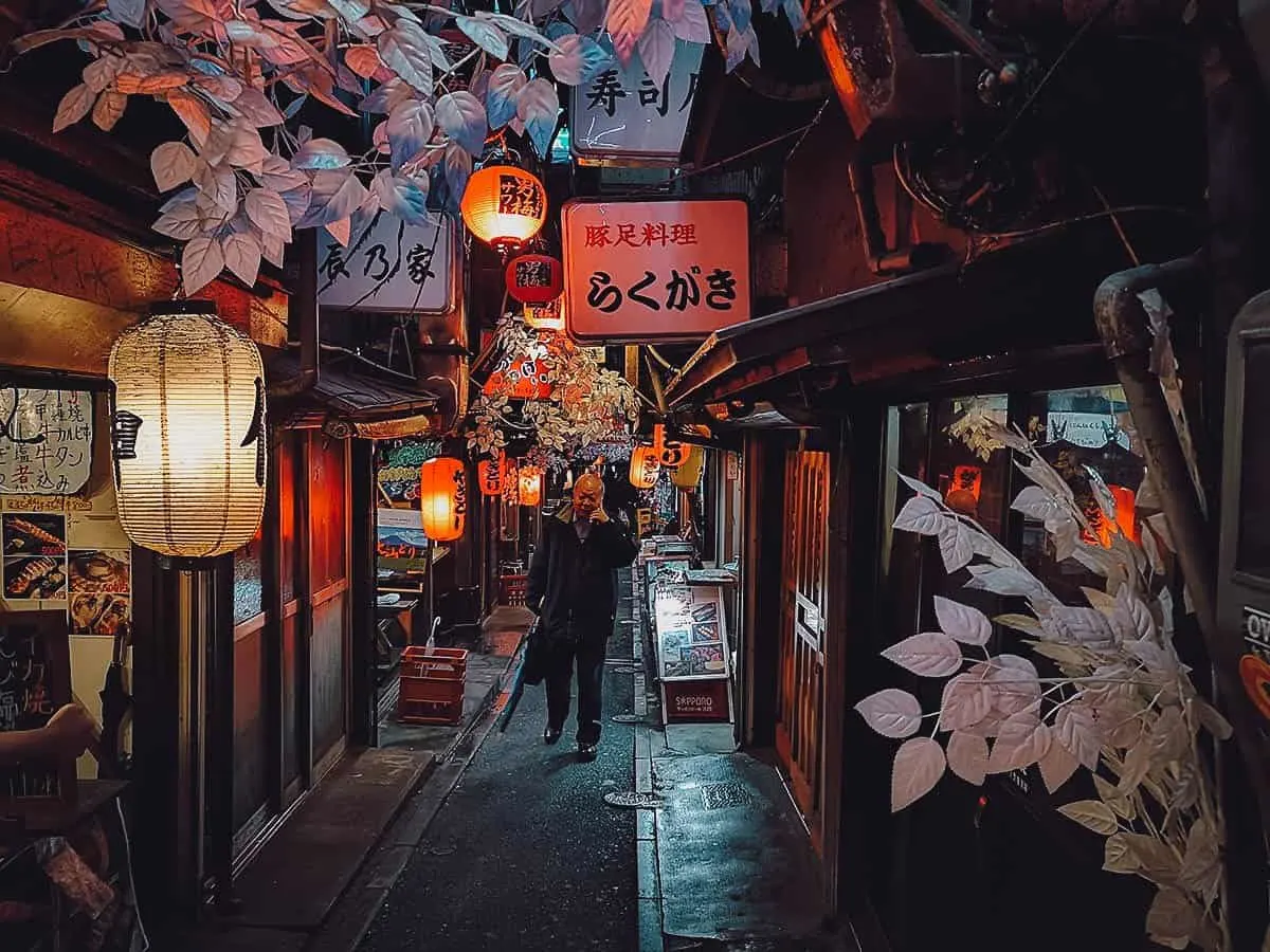 Omoide Yokocho in Tokyo, Japan