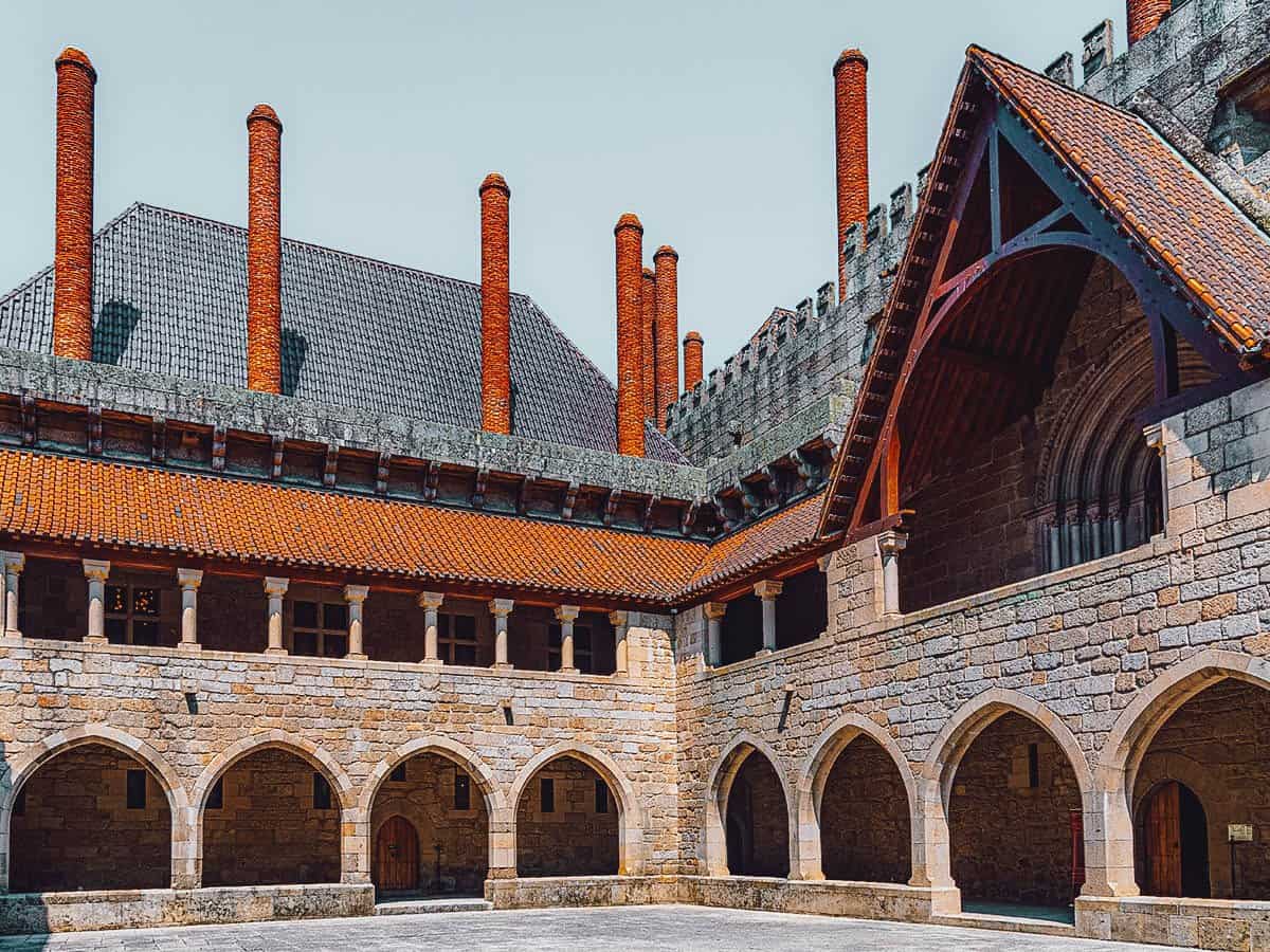 Palace of the Dukes of Braganza in Guimarães, Portugal