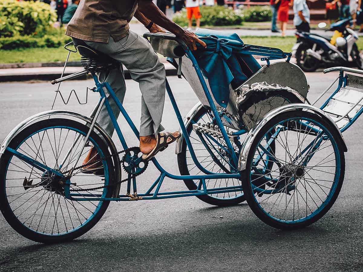 Cyclo in Ho Chi Minh City