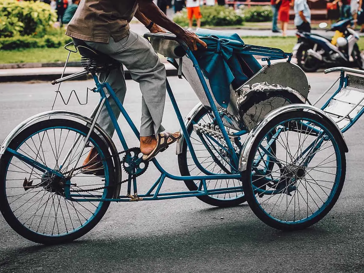 Cyclo in Ho Chi Minh City