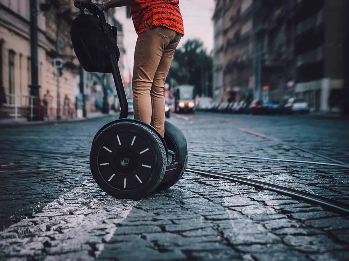 Madrid Travel Guide in Photos: Segway tour on a cobblestone street