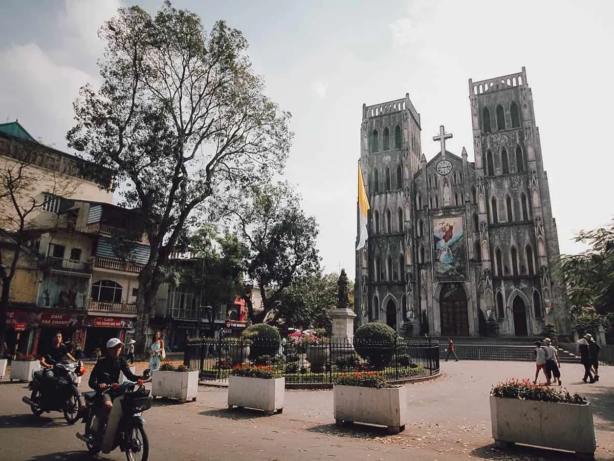 St. Joseph’s Cathedral in the Old Quarter of Hanoi, Vietnam