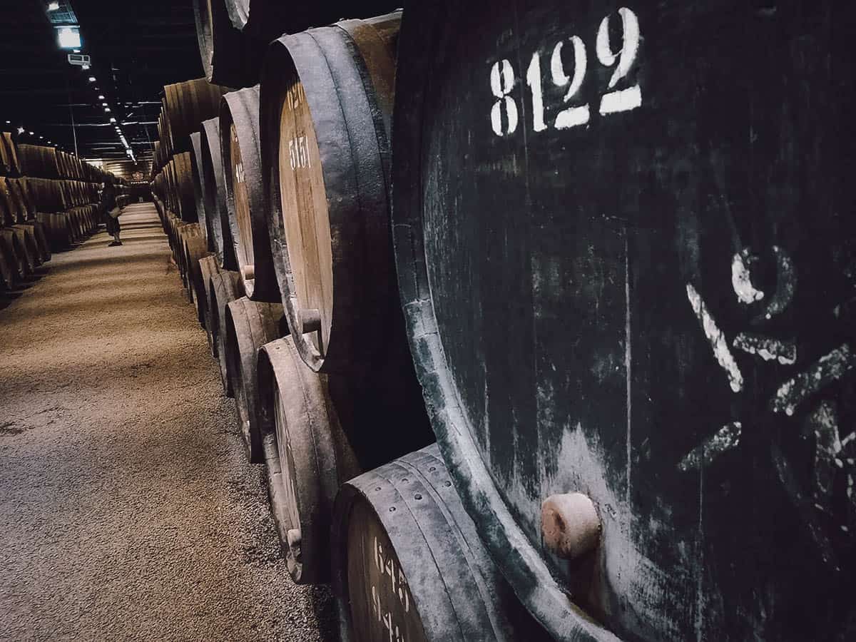 Port barrels at Taylor's Port