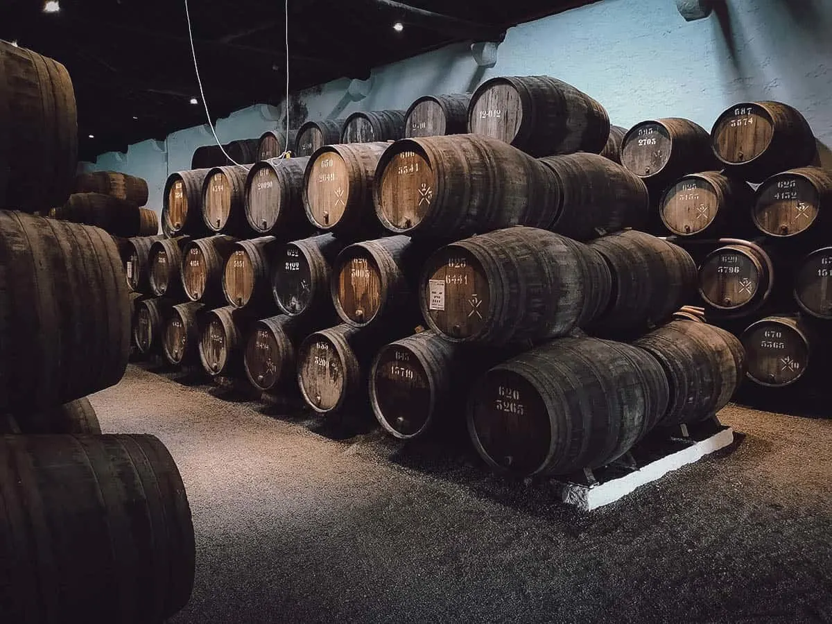 Port barrels at Taylor's Port