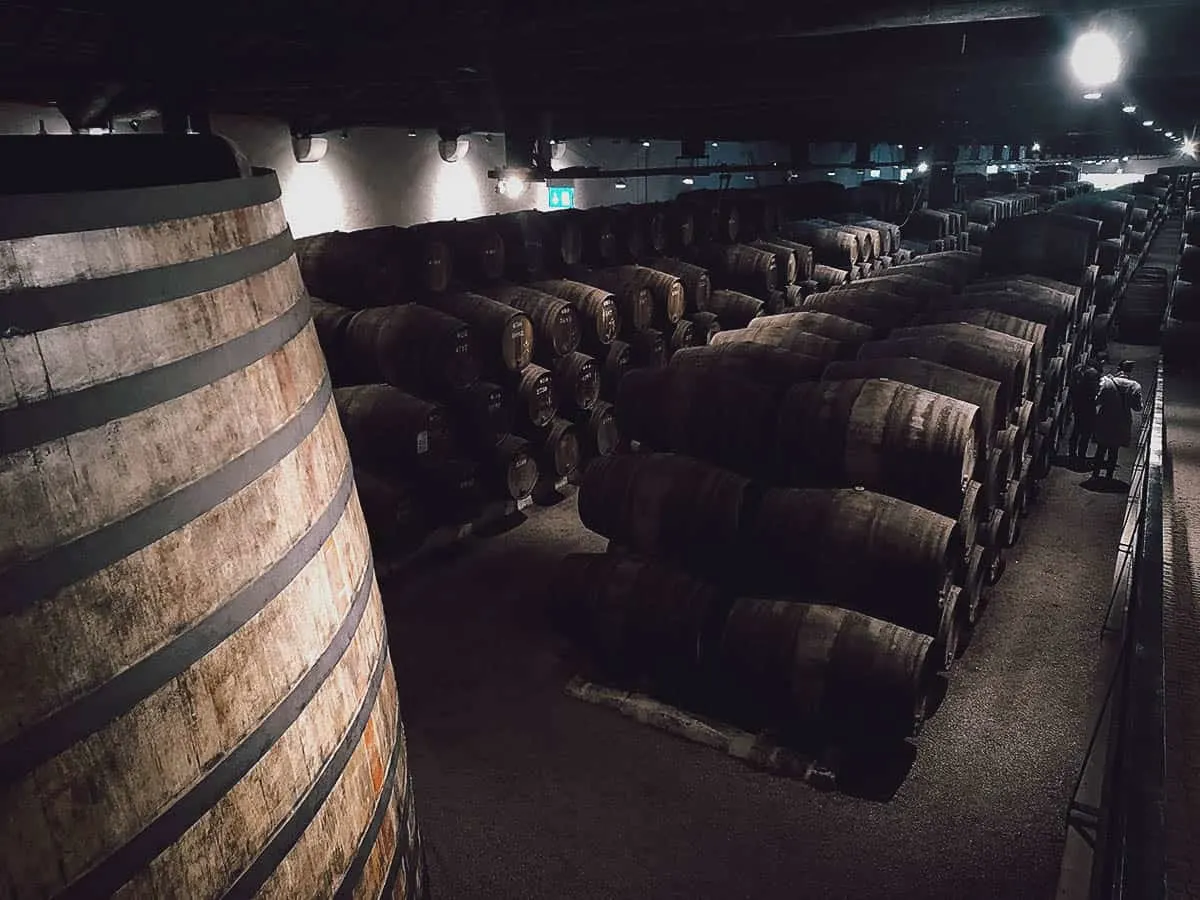 Port barrels at Taylor's Port