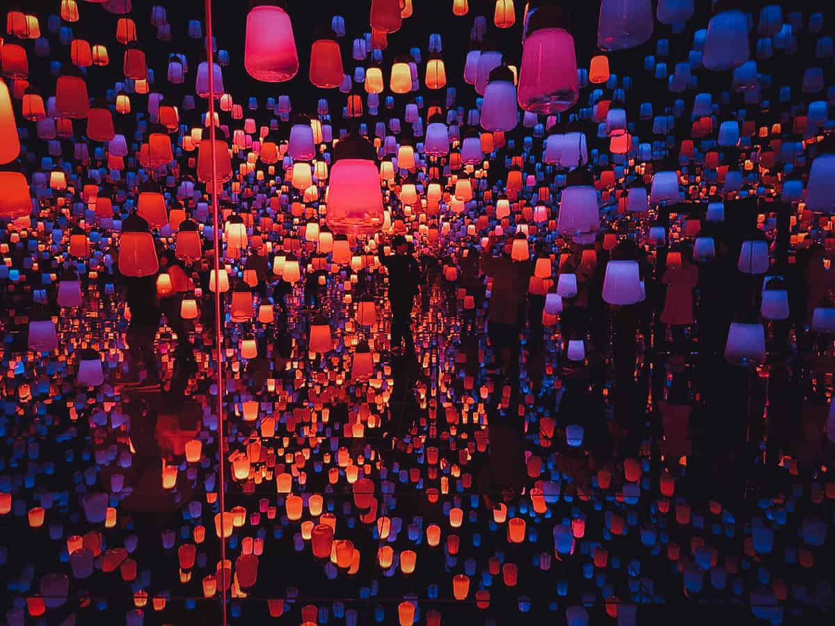 teamLab Borderless in Tokyo