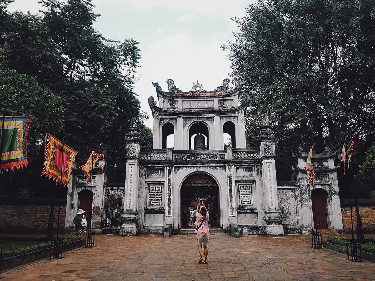 Temple of Literature in Hanoi, Vietnam