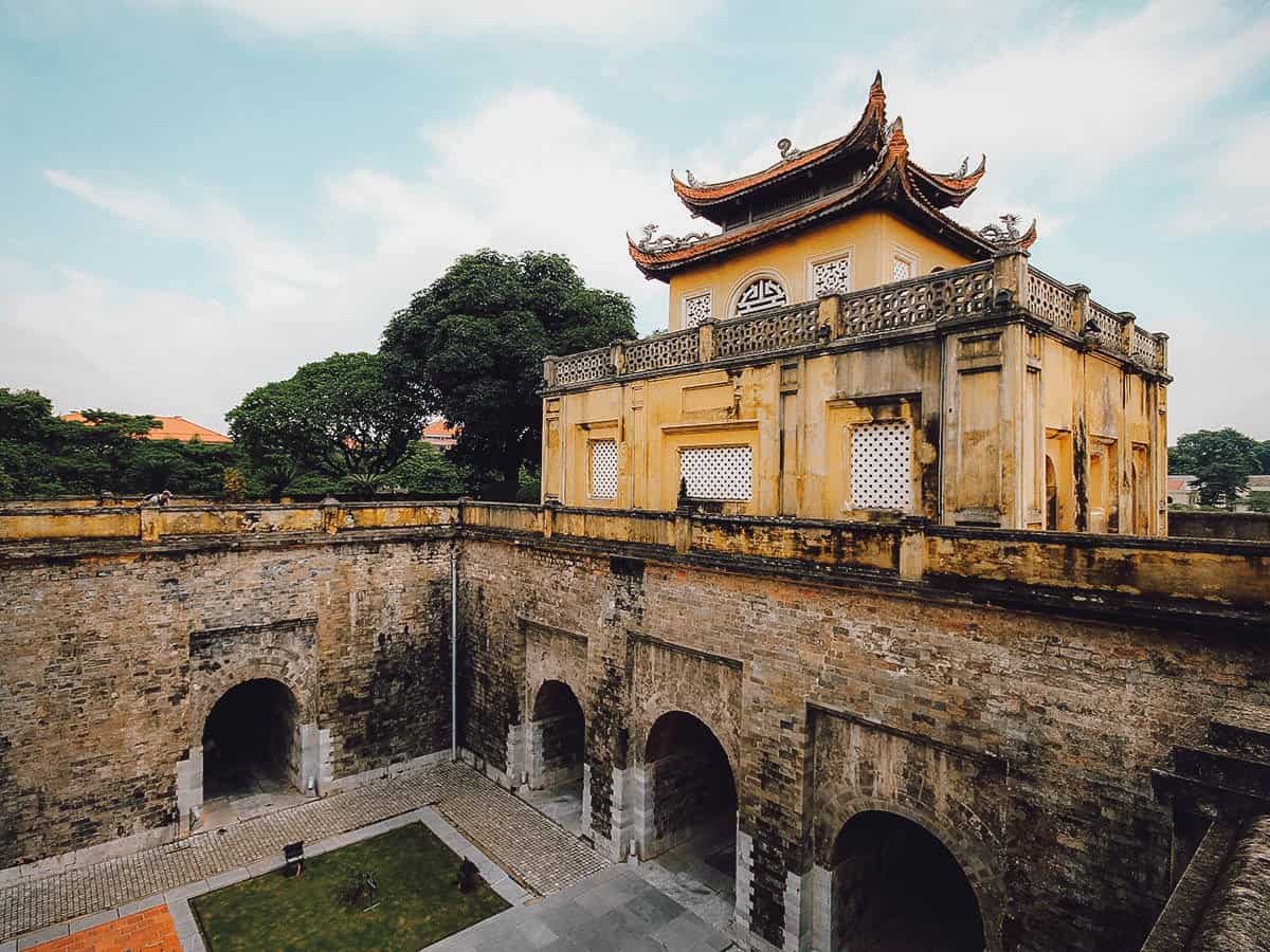 Thang Long Citadel in Hanoi, Vietnam