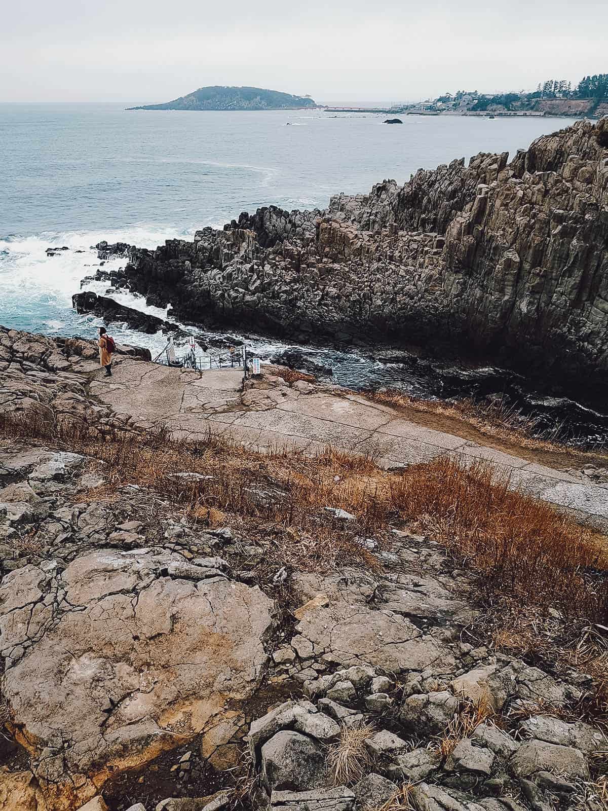 Tojinbo Cliffs in Fukui