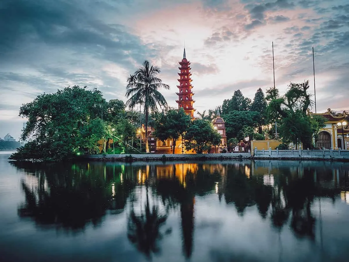 Tran Quoc Pagoda in Hanoi, Vietnam