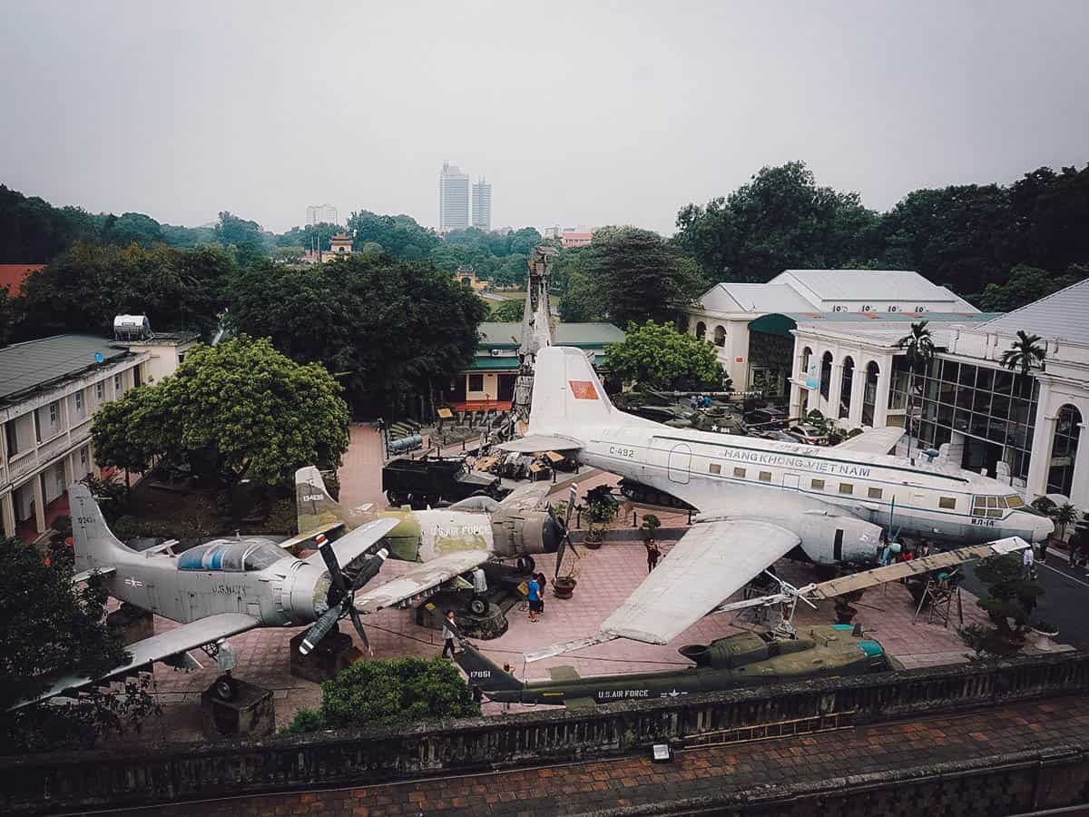 Vietnam Military History Museum in Hanoi, Vietnam