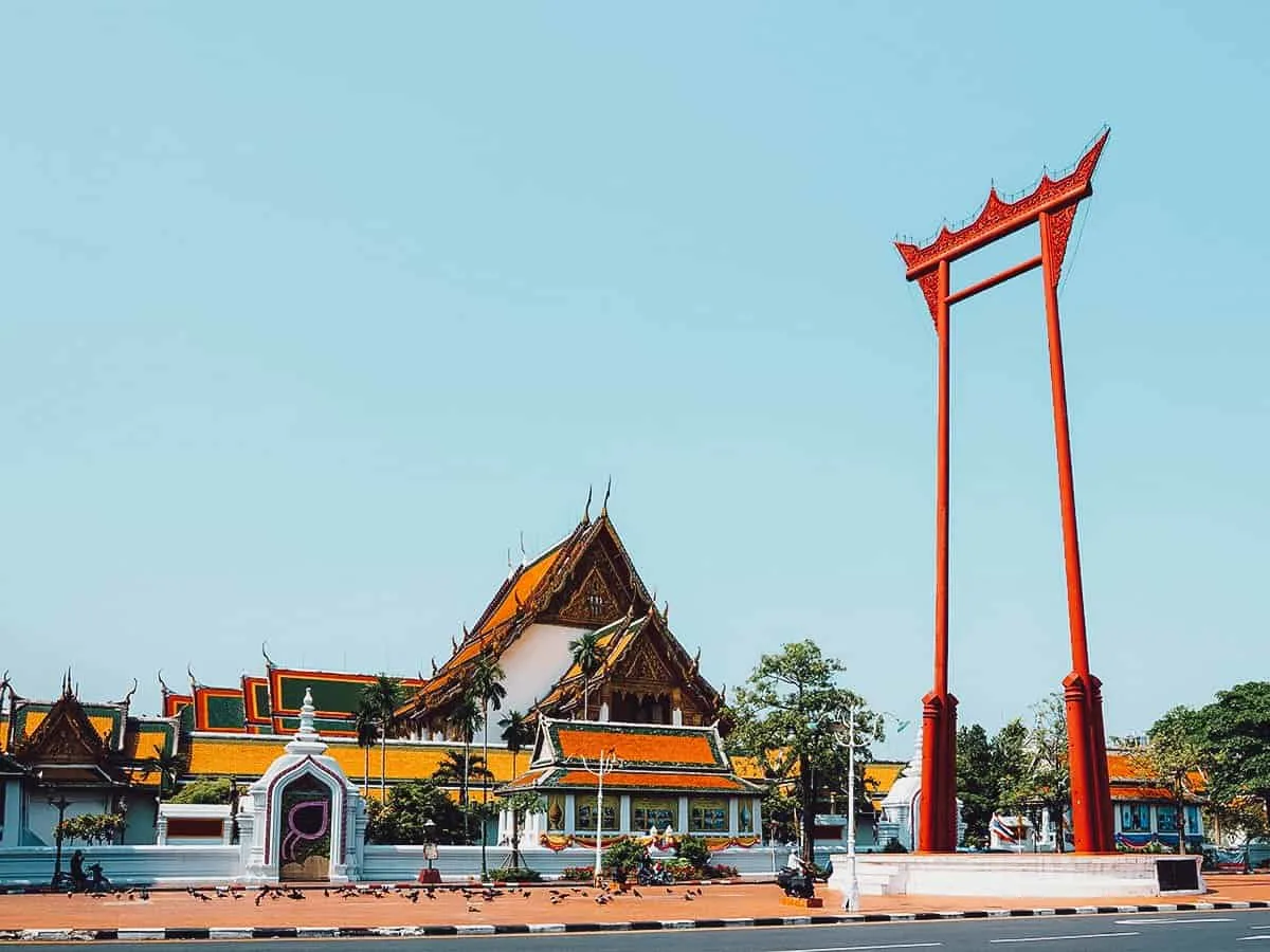 Wat Suthat and the Giant Swing in Bangkok, Thailand