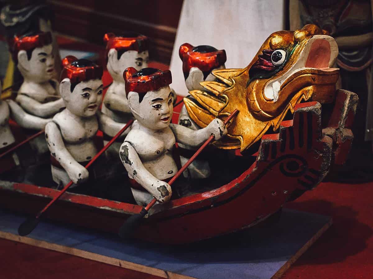 Thang Long Water Puppet Theatre in the Old Quarter of Hanoi