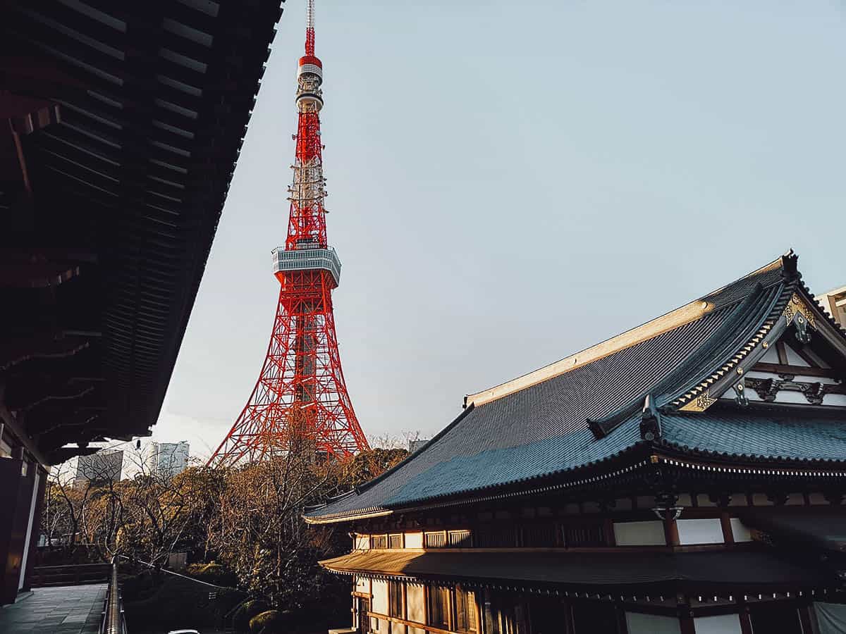 Zozoji Temple in Tokyo