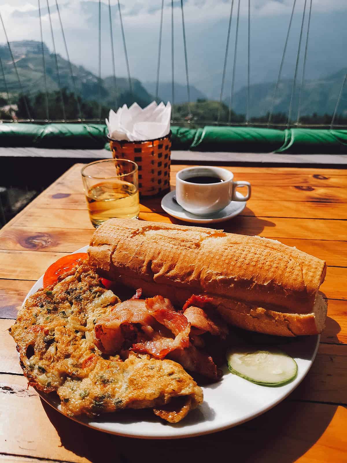 Breakfast in Sapa, Vietnam