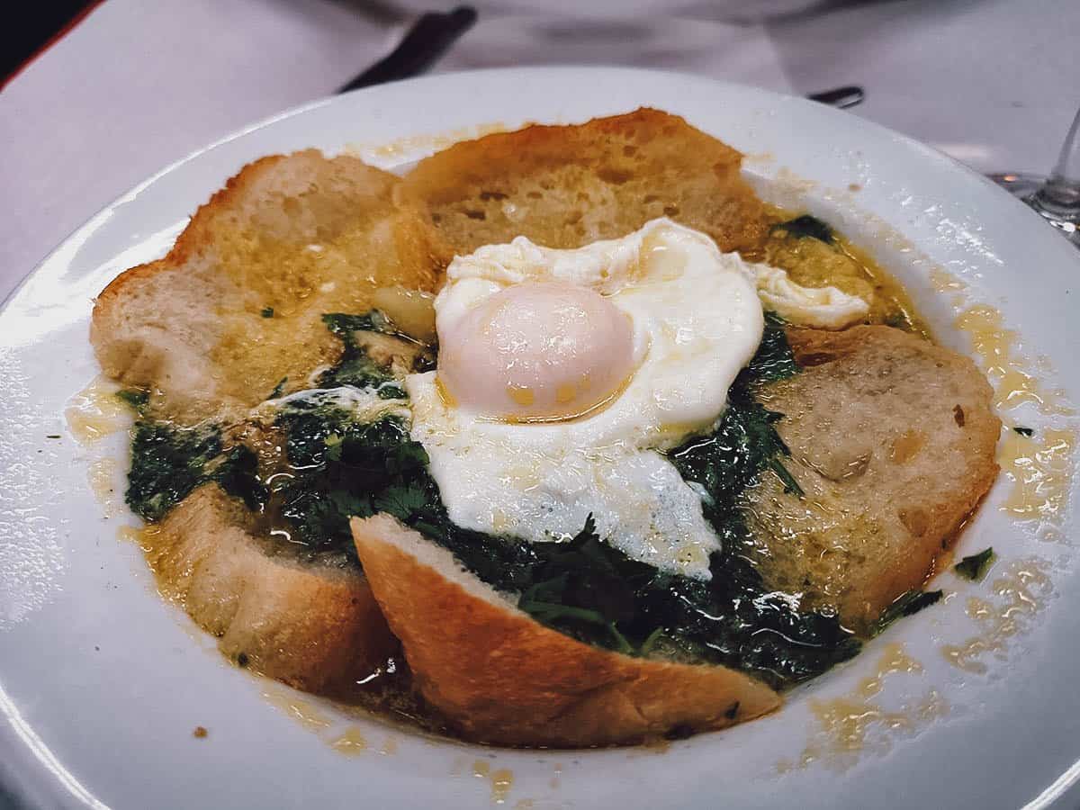 Acorda alentejana, Portuguese soup with bread