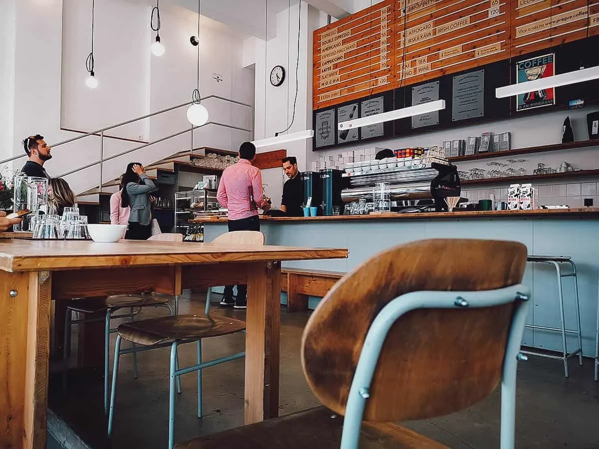 Prague Food Guide: 9 Must-Try Restaurants EMA Espresso Bar in Prague, Czech Republic