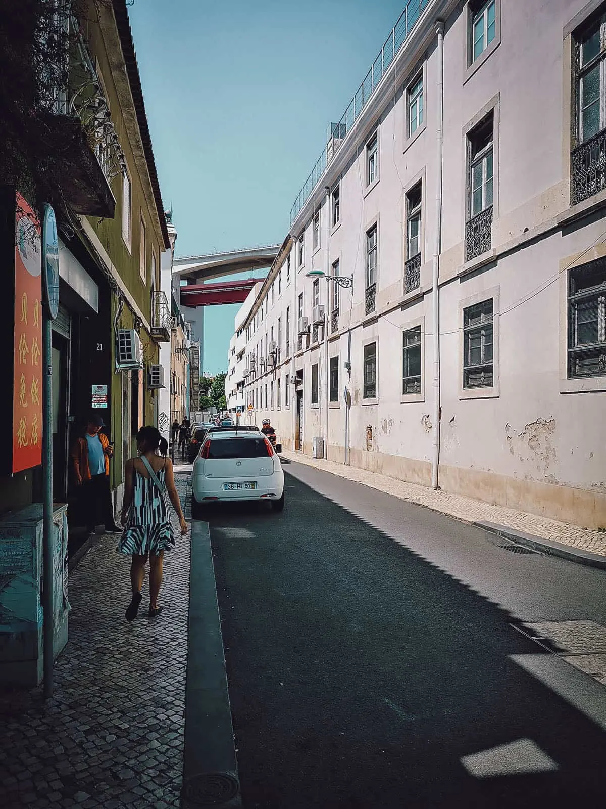 Walking to Lx Factory in Lisbon, Portugal