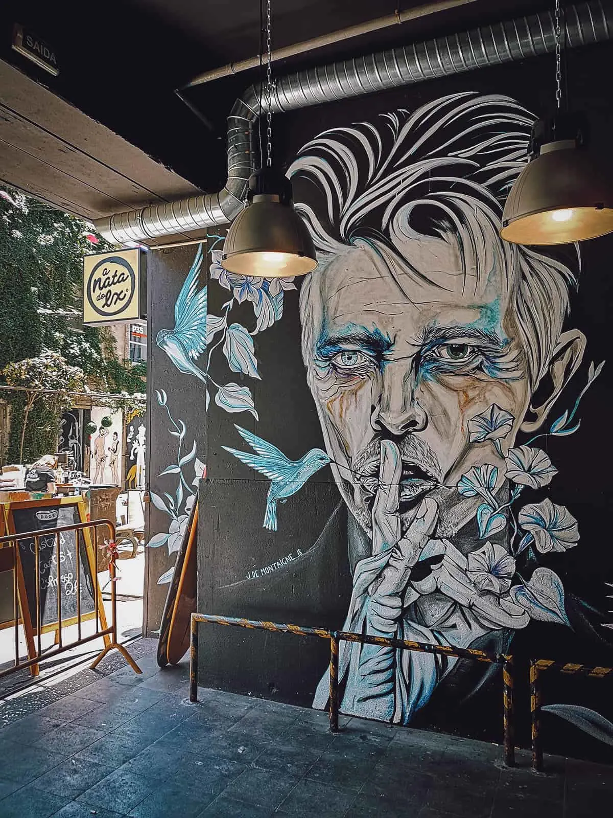 Mural of David Bowie