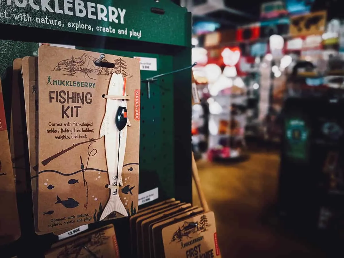 Fishing kits at Lx Factory