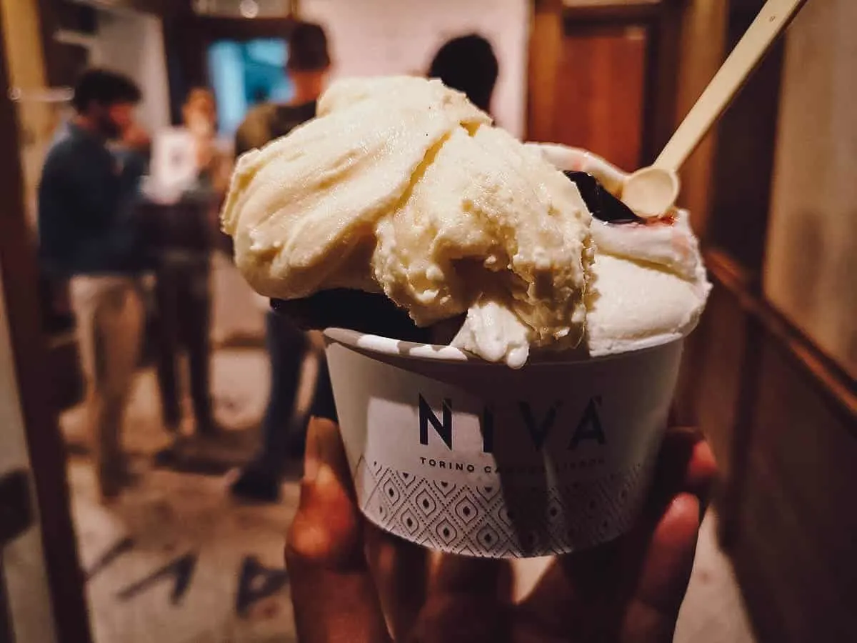 Niva Gelato in Lisbon, Portugal